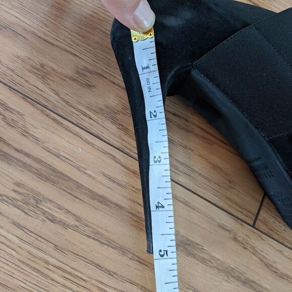 STUART Weitzman black suede high stiletto heels shoes - Picture 9 of 9